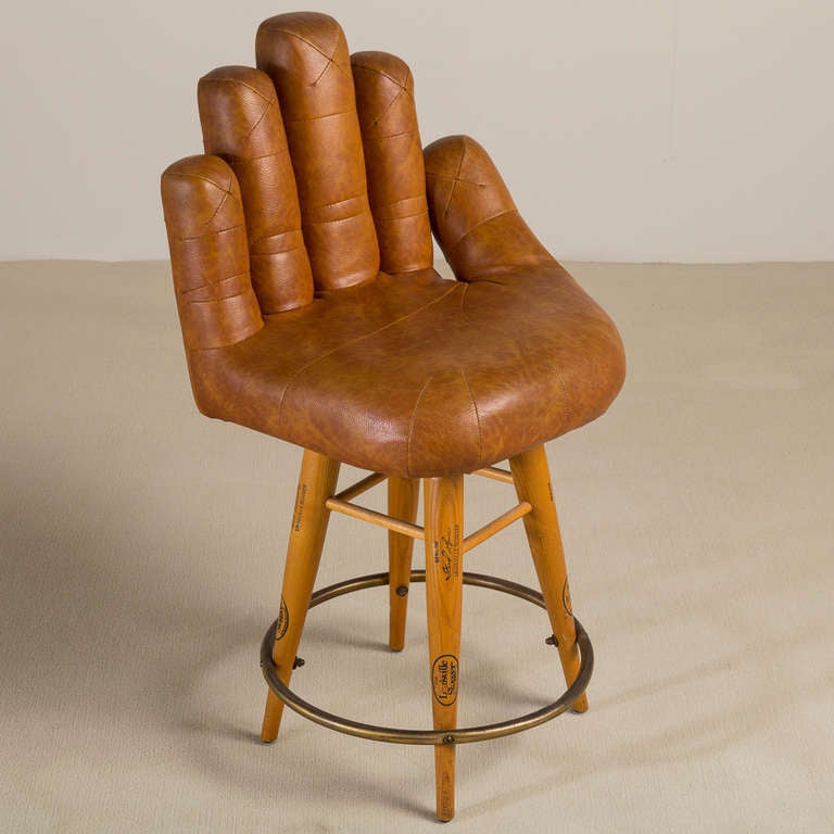 baseball bat stool