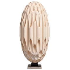 A Rare Ovoid Shaped Rougier Sculptural Lamp