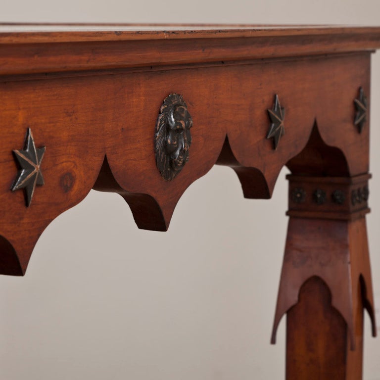 A Rare Pair of Transitional Fruitwood Console Tables 1835 In Excellent Condition In London, GB