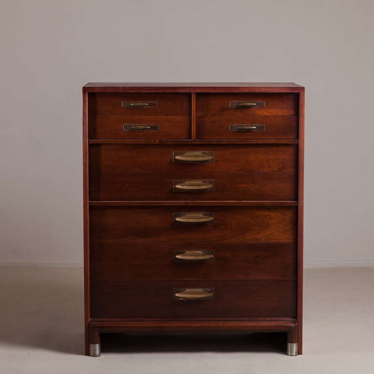 Unknown An Eight Drawer Tallboy Commode 1950s