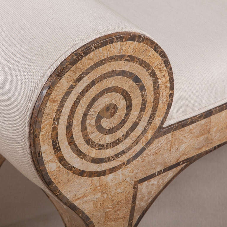 Late 20th Century A Maitland Smith Tessellated Stone Stool 1970/80s