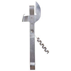 Wall Mount Can Opener Sculpture in Stainless Steel For Sale at 1stDibs