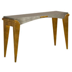 Donghia Designed Console Table and Mirror