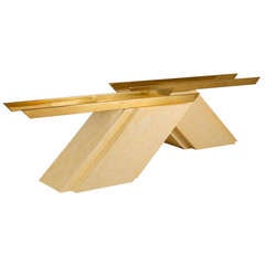 Pair of Cantilevered Console Tables by Enrique Garcez