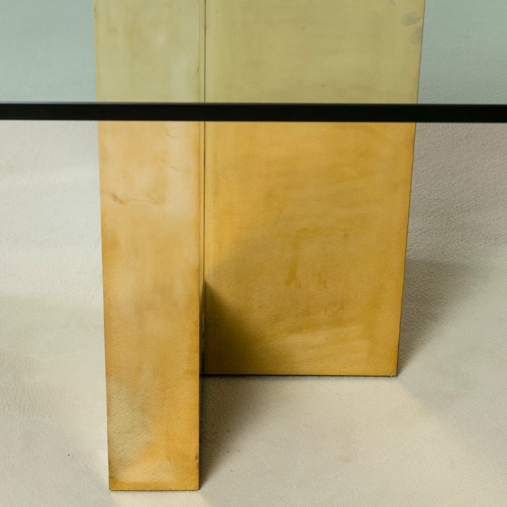 Pair of BrassWrapped Milo Baughman Pedestal Table Bases, 1970s at 1stDibs