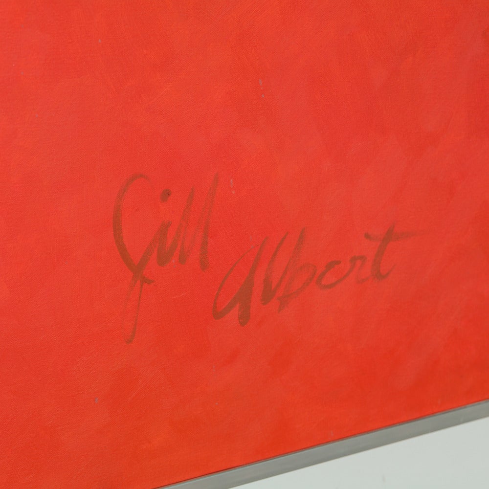 20th Century Massive Pop Art Oil Painting Signed Gill Albert