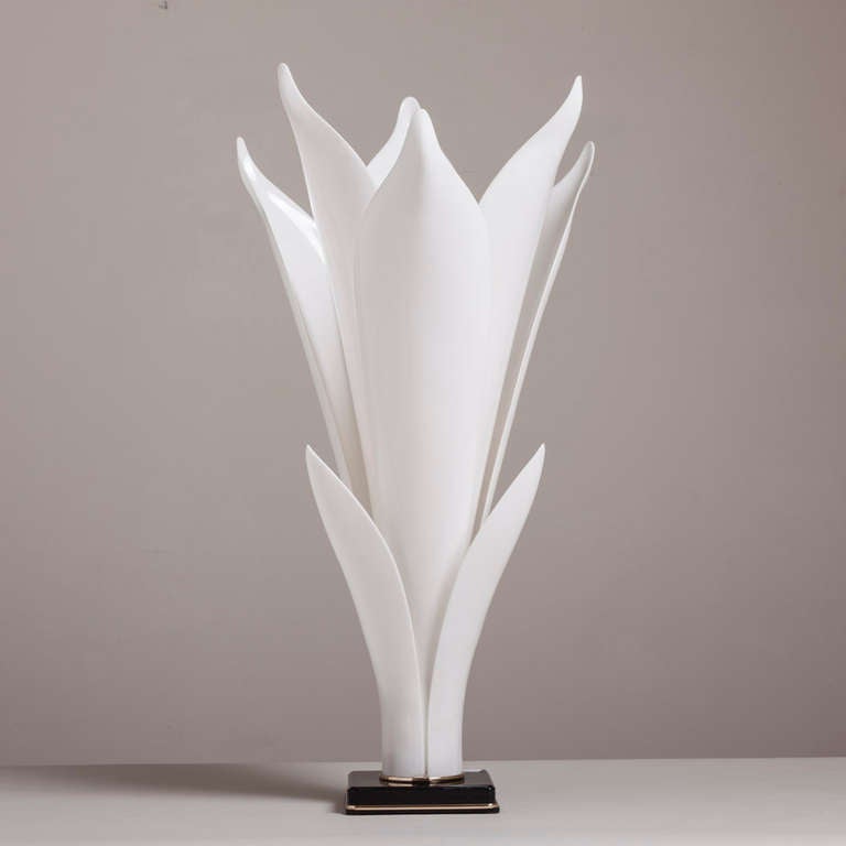 A Tall Single Rougier Designed Table Lamp Canada Late 1970s

Lamp at widest point ca. 50cm