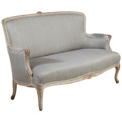 19th Century Swedish Rococo Revival Two-Seat Swedish Sofa
