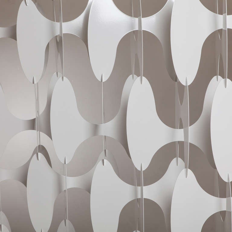 A Egawa+ Zbryk designed Sculptural Enameled Steel Screen 2