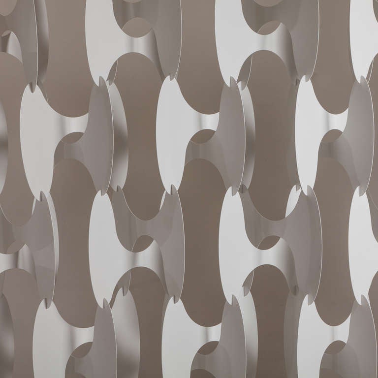 A Egawa+ Zbryk designed Sculptural Enameled Steel Screen 1