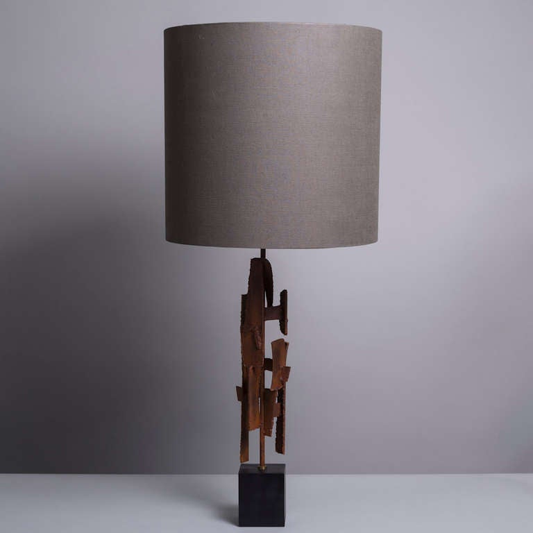 A Large Brutal Richard Barr for Laurel designed Table Lamp circa 1965

NB: These items are subject to a further discount over and above the trade when exported outside the EU of 20%