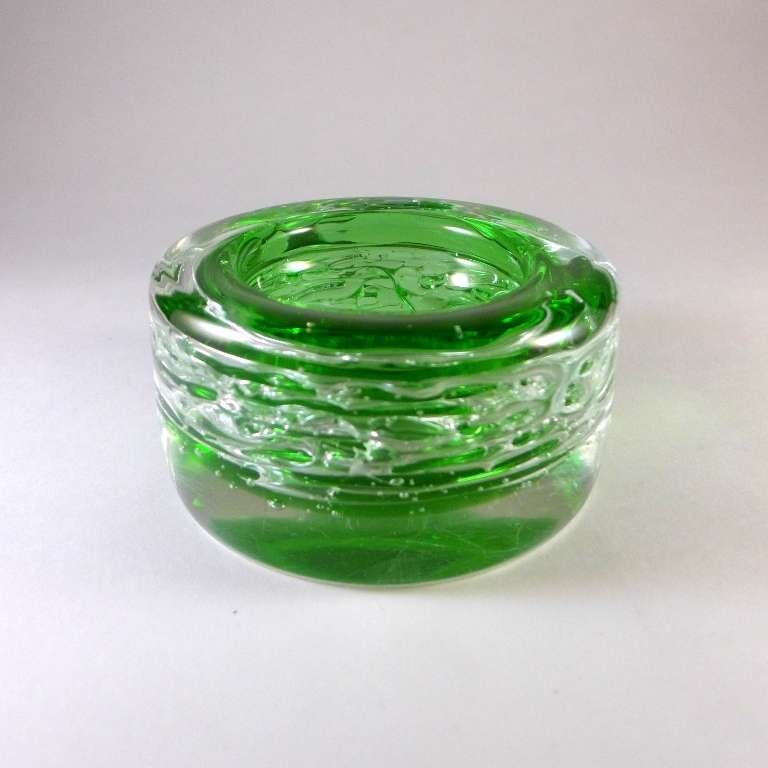 Italian Chunky Round Sommerso Glass Bowl