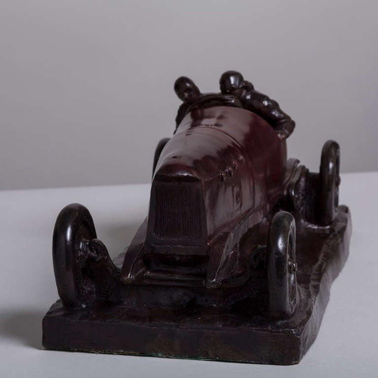 A Bronze Cast of a Blitzen Benz by Talisman In Excellent Condition In London, GB