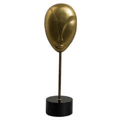 Hagenauer Style Bronze Head Sculpture Hagenauer Style Bronze Head Sculpture