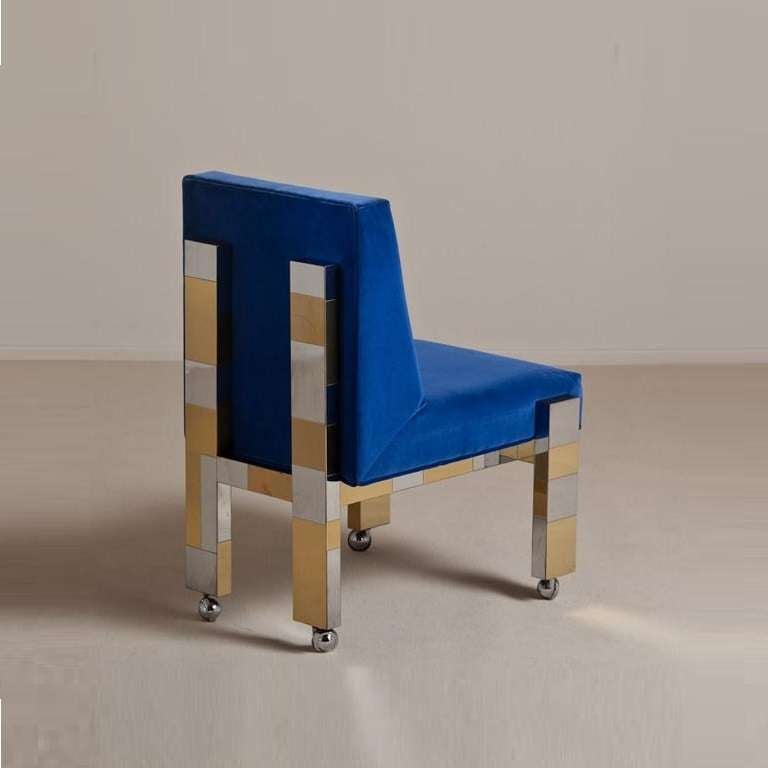 American A Pair of Paul Evans Dining Chairs Model PE 243 1975