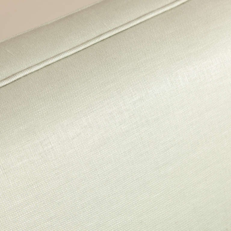 Linen A Standard Low Back French Style Sofa by Talisman Bespoke