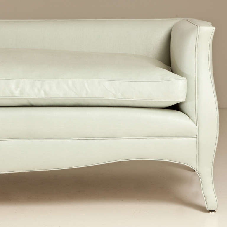 British A Standard Low Back French Style Sofa by Talisman Bespoke