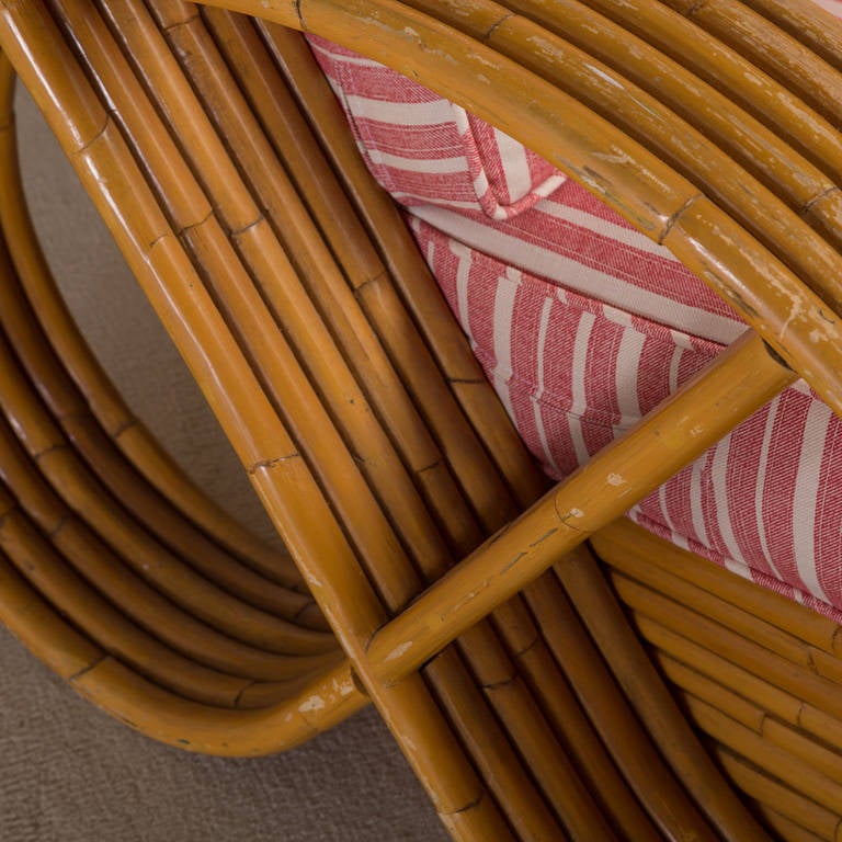 A 1940s Bamboo Easy Chair after Paul Frankl 1