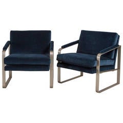 A Pair of Talisman designed Aluminium Framed Armchairs
