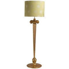 Gold-Leafed Eden Roc Floor Lamp, 1980s 8