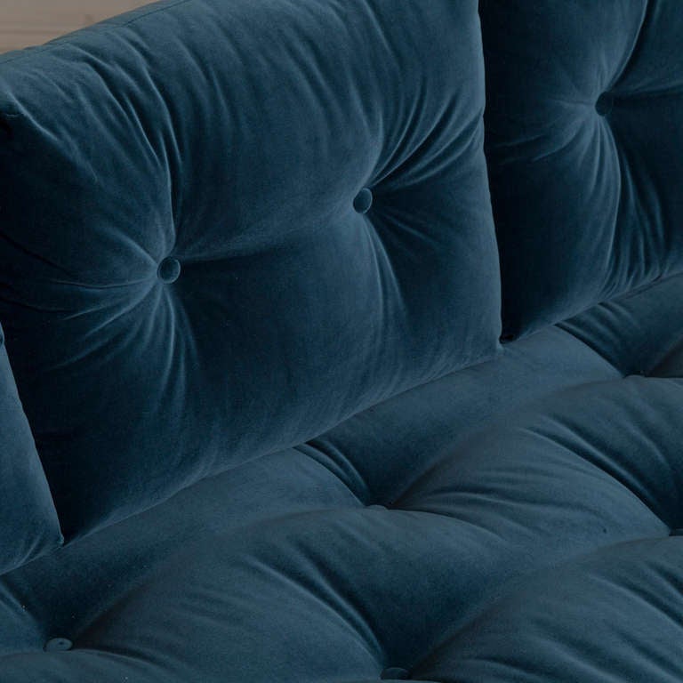 Velvet The Octagonal Sofa by Talisman Bespoke For Sale