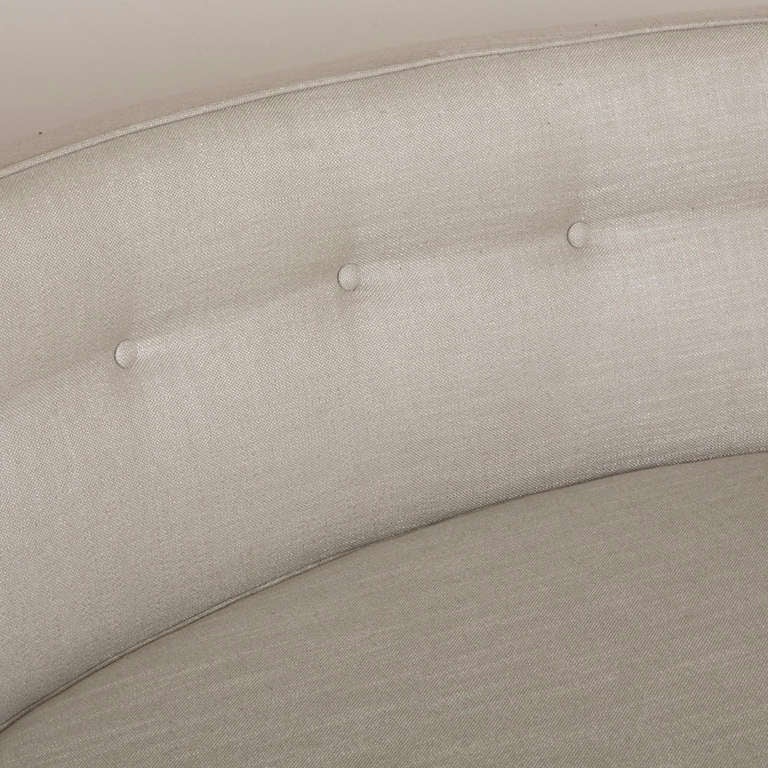 A Two Part Buttoned Back Sectional Sofa by Talisman Bespoke 1