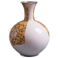 Japanese Cloisonné Enamel Vase by Tamura, circa 1960
