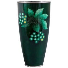 Japanese Cloisonné Enamel Vase by Ando, circa 1950 2