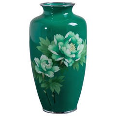 A Japanese Cloisonné Enamel Vase by Inarba circa 1990