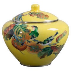 Japanese Cloisonné Enamel Vase Attributed to Shobido 2