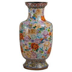 Large Early 20th Century Chinese Cloisonné Vase, circa 1900-1920 1