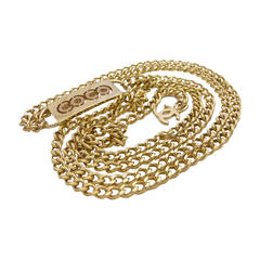 Vintage 2002 CHANEL COCO Rhinestone Necklace/Belt