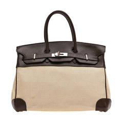 Hermes Birkin Canvas and Leather 35