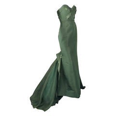 Fall, 2012 RTW Silk Faille & Organza Zac Posen Ball Gown