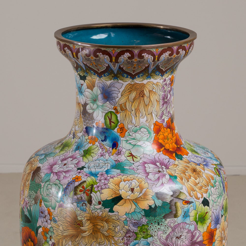 large cloisonne vase