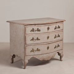 A Swedish Rococo Painted Commode circa 1760
