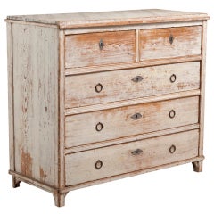 An Interesting Swedish Five Drawer Commode