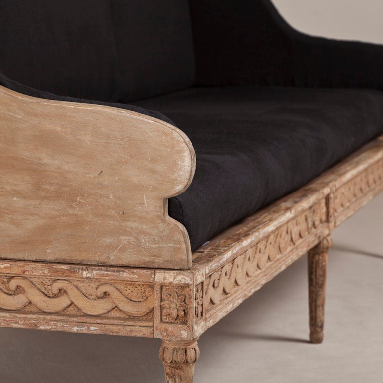 18th Century and Earlier A Swedish Gustavian Trug Sofa