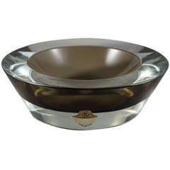 A Seguso Designed Murano Sommerso Glass Bowl