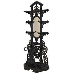 A 19th Century Cast Iron Hall Stand by Coalbrookdale