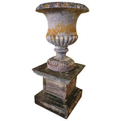 Late 19th Century Composition Stone Urn by Austin and Seeley