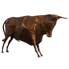 Sculpture of a Standing Bull by Christian Maas 12