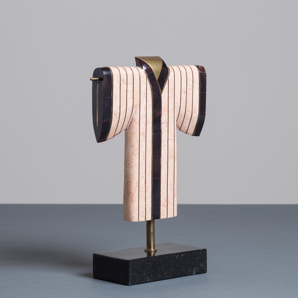 A Rare Maitland-Smith Stone Veneered Jewellery Stand 1980s