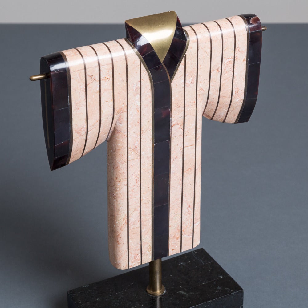 A Rare Maitland-Smith Stone Veneered Jewellery Stand 1980s In Good Condition In London, GB