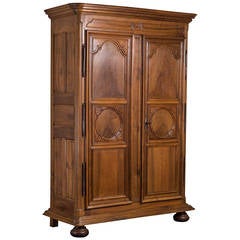 Superb 18th Century French Walnut Armoire