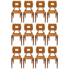 Set of 12 Dining Chairs attributed to Robsjohn-Gibbings