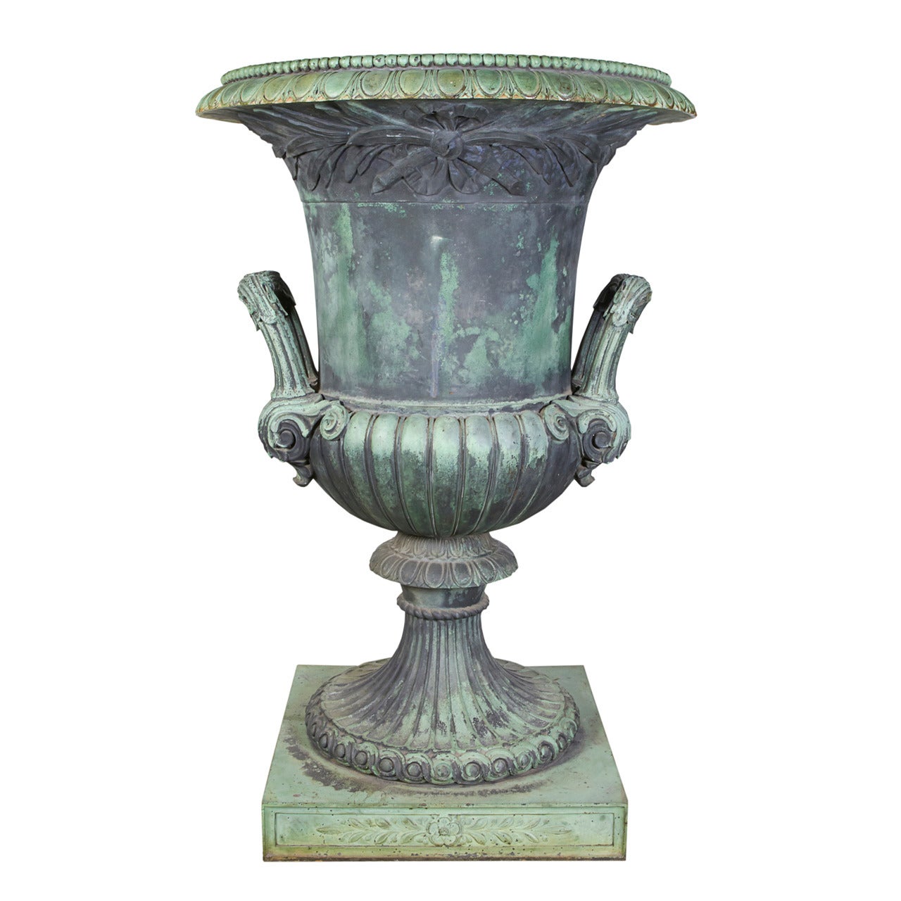 Cast Bronze Urn For Sale