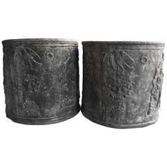 Pair of Lead Planters