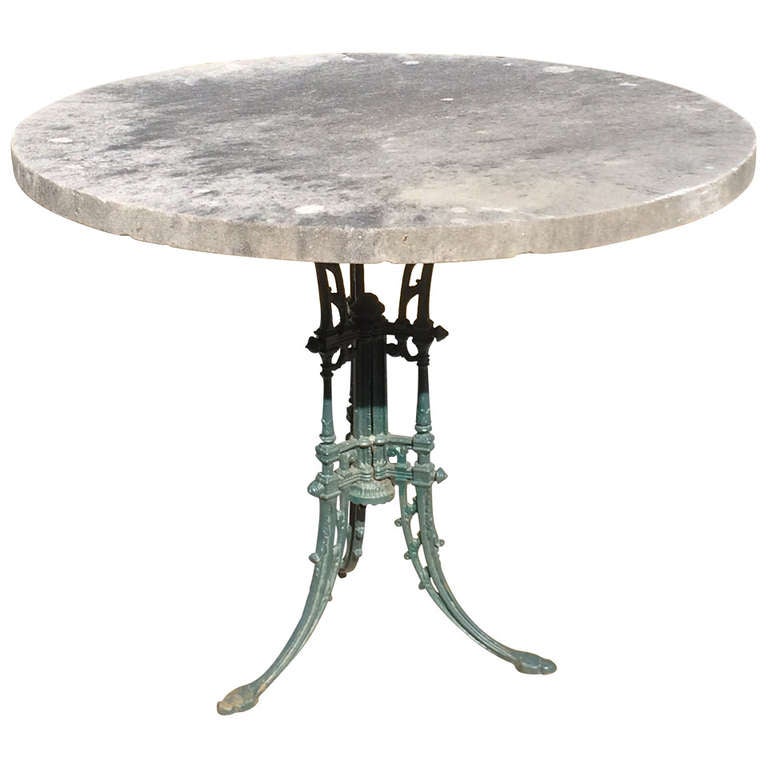 Cast Iron Garden Table at 1stDibs