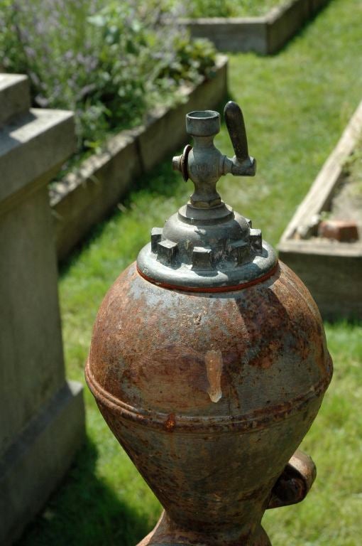 Iron French 19th Century Vineyard Pump For Sale